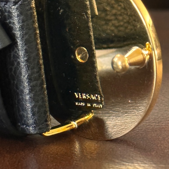 Versace - Medusa Biggie Leather Belt - Picture 8 of 8